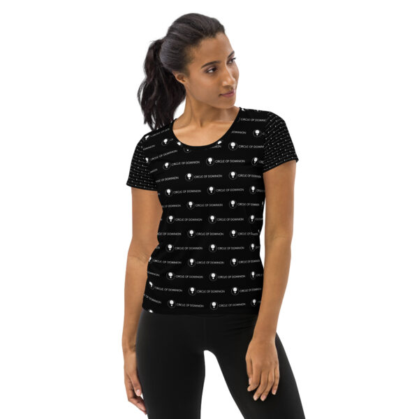 Circle of Dominion All-Over Print Women's Athletic T-shirt