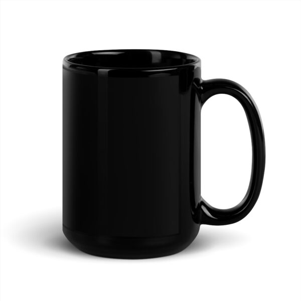 Circle of Dominion Black Glossy Mug - Image 5