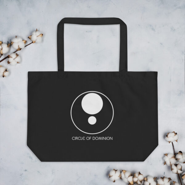 Circle of Dominion Large Organic Tote Bag - Image 2