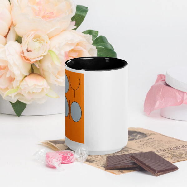 Lady Audio Ceramic Mug with Color Inside - Image 6