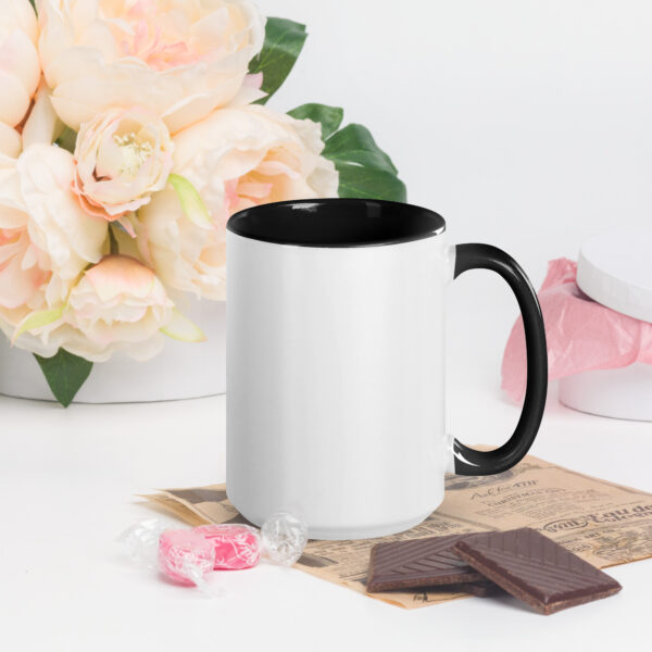 Lady Audio Ceramic Mug with Color Inside - Image 5