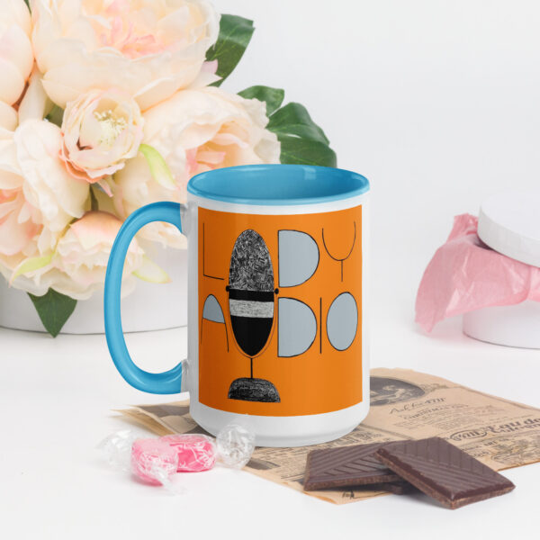 Lady Audio Ceramic Mug with Color Inside - Image 16