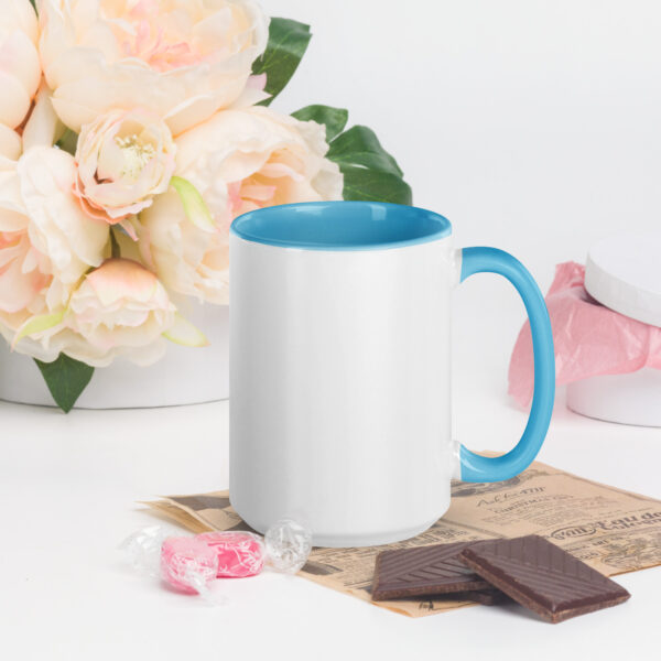 Lady Audio Ceramic Mug with Color Inside - Image 17