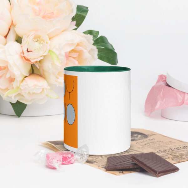 Lady Audio Ceramic Mug with Color Inside - Image 9