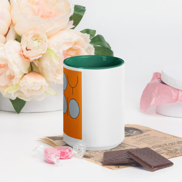 Lady Audio Ceramic Mug with Color Inside - Image 12