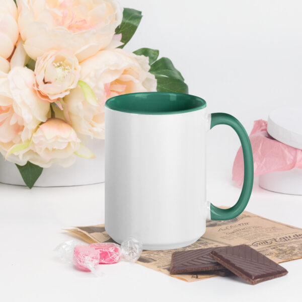 Lady Audio Ceramic Mug with Color Inside - Image 11